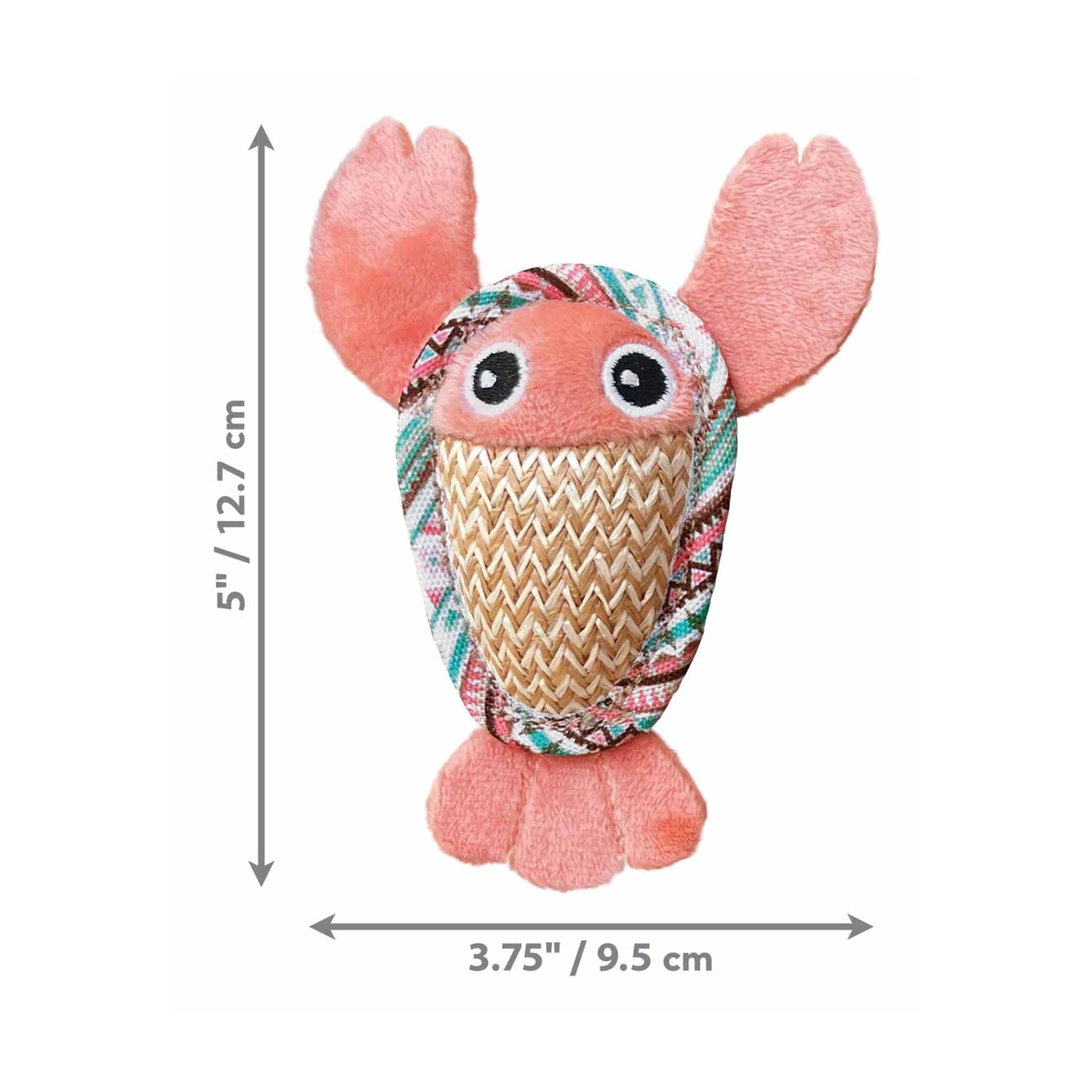 KONG Cat Tropics Pals 2 stk 15 x 14 x 2,5 cm med catnip